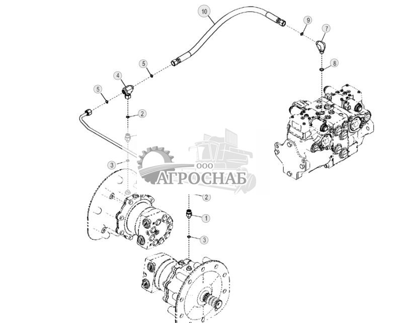 Тормозные линии (ЭГ управление) (1-скоростное) - ST1458 154.jpg
